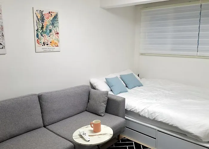 Apartment Daumstay#2호선#강남#역삼역7분#침실3개#침대4개#가족#모임#성형#비즈니스#모던숙소 *